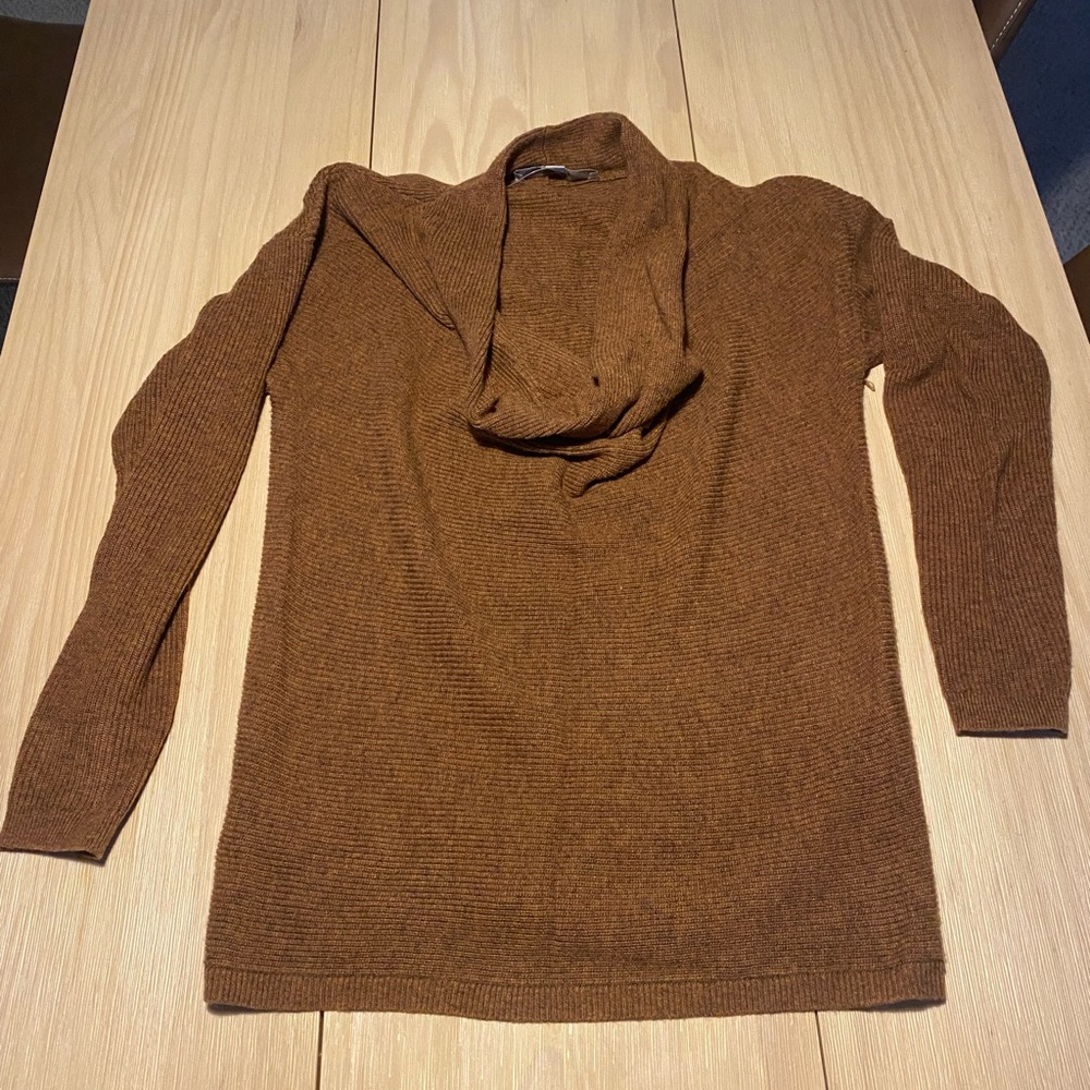 Women’s Brown Cowl Neck Sweater